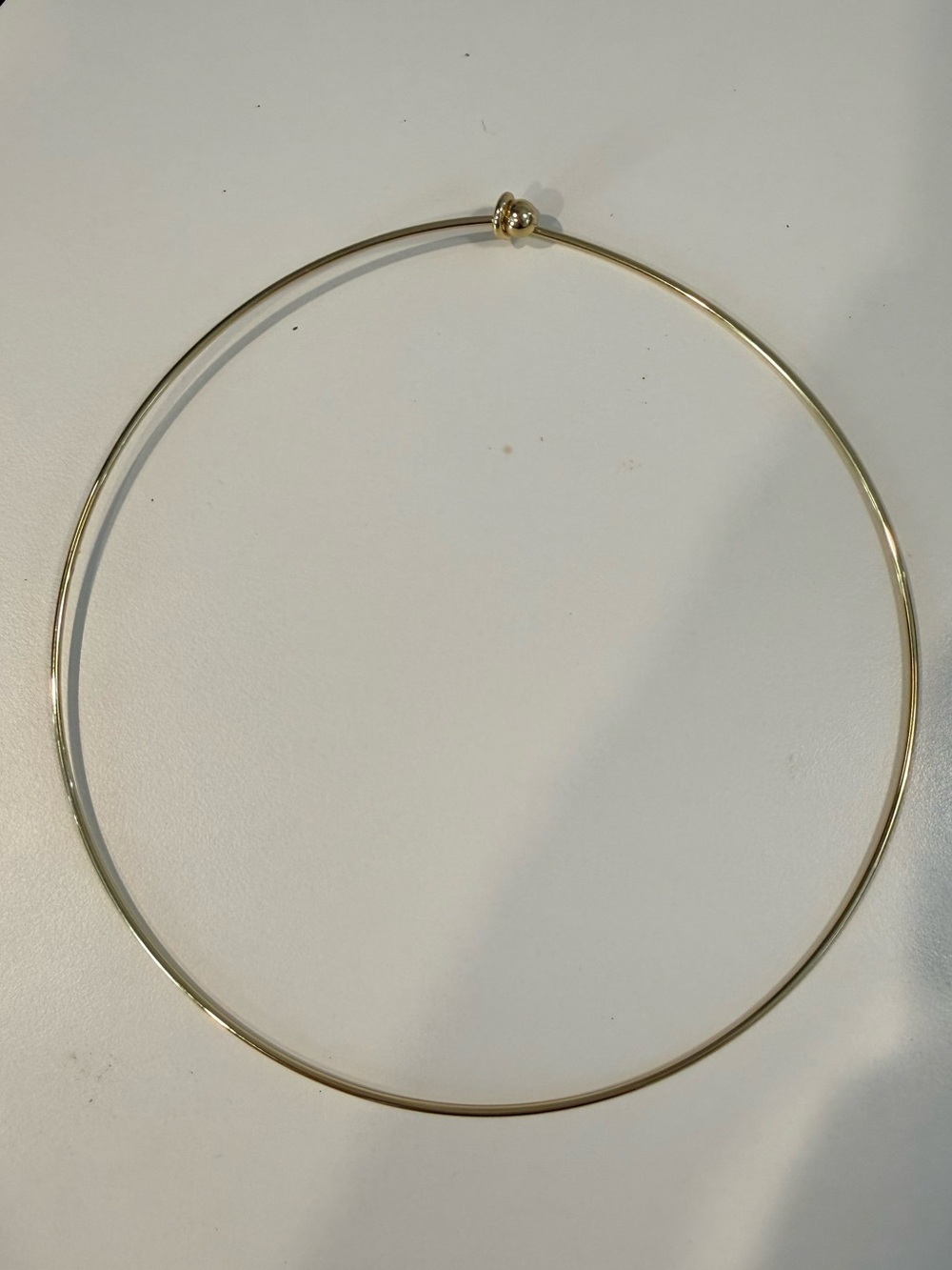 Gold Collar Choker Necklace NWT
